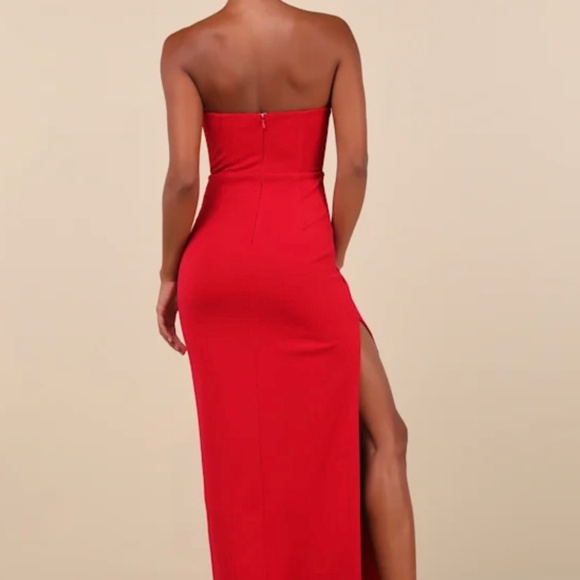 Lulus Red Rhinestone Dress - Picture 2 of 5